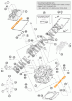 CULASSE AVANT pour KTM 1190 RC8 R WHITE de 2011
