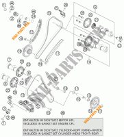 DISTRIBUTION pour KTM 1190 RC8 R WHITE de 2011