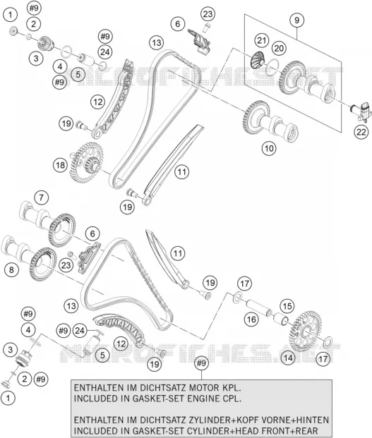 DISTRIBUTION KTM MOTO 1290 2015 SUPER ADVENTURE  1290 SUPER ADVENTURE WHITE ABS