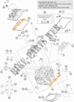 CULASSE AVANT pour KTM 1290 SUPER ADVENTURE WHITE ABS de 2015