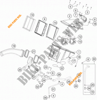 FILTRE A AIR pour KTM 1290 SUPER ADVENTURE WHITE ABS de 2015
