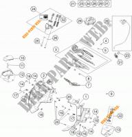 CONTACTEUR A CLE pour KTM 1190 ADVENTURE R ABS de 2016