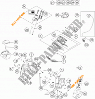 CONTACTEUR A CLE pour KTM 1190 ADVENTURE R ABS de 2016