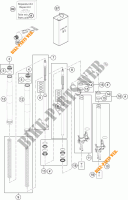 FOURCHE (PIECES) pour KTM 1190 ADVENTURE R ABS de 2016