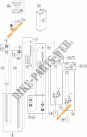 FOURCHE (PIECES) pour KTM 1190 ADVENTURE R ABS de 2015
