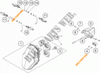 PHARE / FEU ARRIERE pour KTM 1190 ADVENTURE R ABS de 2015