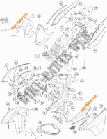 PLASTIQUES pour KTM 1190 ADVENTURE R ABS de 2015