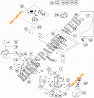 CONTACTEUR A CLE pour KTM 1190 ADVENTURE R ABS de 2014