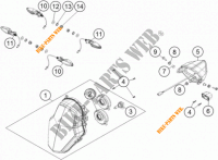PHARE / FEU ARRIERE pour KTM 1190 ADVENTURE R ABS de 2013