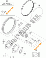 ROUE AVANT pour KTM 1190 ADVENTURE R ABS de 2013