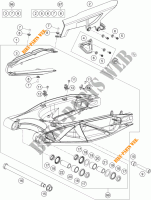 BRAS OSCILLANT  pour KTM 1190 ADVENTURE ABS ORANGE de 2016