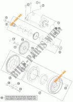 DEMARREUR ELECTRIQUE pour KTM 1190 RC8 R WHITE de 2011