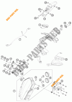 PHARE / FEU ARRIERE pour KTM 1190 RC8 R WHITE de 2011