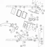 FILTRE A AIR pour KTM 1190 ADVENTURE ABS GREY de 2016