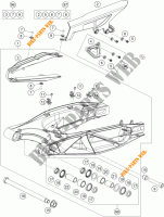 BRAS OSCILLANT  pour KTM 1190 ADVENTURE ABS GREY de 2016