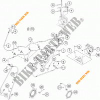 SYSTEME DE FREIN ABS pour KTM 1190 ADVENTURE ABS GREY de 2016