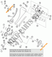 DISTRIBUTION pour KTM 1190 RC8 R BLACK de 2011