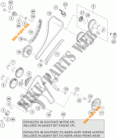 DISTRIBUTION pour KTM 1190 ADVENTURE ABS GREY WES. de 2015