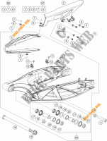 BRAS OSCILLANT  pour KTM 1190 ADVENTURE ABS GREY WES. de 2015