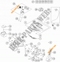 CONTACTEUR A CLE pour KTM 1190 ADVENTURE ABS GREY WES. de 2015