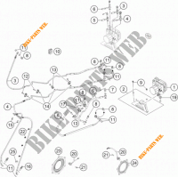 SYSTEME DE FREIN ABS pour KTM 1190 ADVENTURE ABS GREY WES. de 2015
