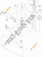AMORTISSEUR (PIECES) pour KTM 1190 ADVENTURE ABS ORANGE de 2015