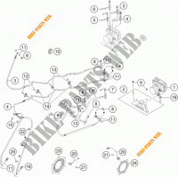SYSTEME DE FREIN ABS pour KTM 1190 ADVENTURE ABS ORANGE de 2015