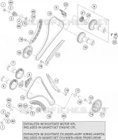 DISTRIBUTION pour KTM 1190 ADVENTURE ABS GREY de 2014