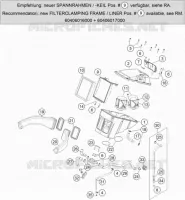 FILTRE A AIR pour KTM 1190 ADVENTURE ABS GREY de 2014