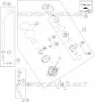 POMPE A ESSENCE pour KTM 1190 ADVENTURE ABS GREY de 2014