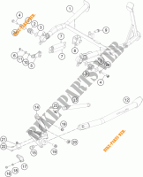 BEQUILLE LATERALE / CENTRALE pour KTM 1190 ADVENTURE ABS GREY de 2014