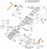 CONTACTEUR A CLE pour KTM 1190 ADVENTURE ABS GREY de 2014
