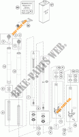 FOURCHE (PIECES) pour KTM 1190 ADVENTURE ABS GREY de 2014