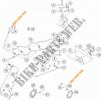 SYSTEME DE FREIN ABS pour KTM 1190 ADVENTURE ABS GREY de 2014