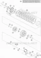 EMBRAYAGE pour KTM 1190 ADVENTURE ABS ORANGE WES. de 2013