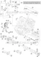 POMPE A HUILE pour KTM 1190 ADVENTURE ABS ORANGE WES. de 2013