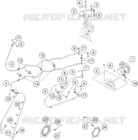 SYSTEME DE FREIN ABS pour KTM 1190 ADVENTURE ABS ORANGE WES. de 2013
