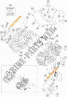 CARTER MOTEUR pour KTM 1190 ADVENTURE ABS GREY WES. de 2013