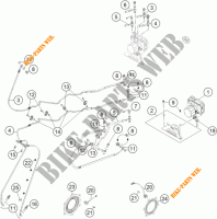 SYSTEME DE FREIN ABS pour KTM 1190 ADVENTURE ABS ORANGE de 2013