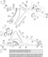 DISTRIBUTION pour KTM 1190 ADVENTURE ABS GREY de 2013