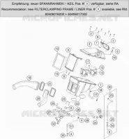 FILTRE A AIR pour KTM 1190 ADVENTURE ABS GREY de 2013