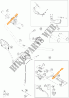 GUIDON / COMMANDES pour KTM 1190 ADVENTURE ABS GREY de 2013