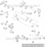 MECANISME DE SELECTION DE VITESSES pour KTM 1190 ADVENTURE ABS GREY de 2013