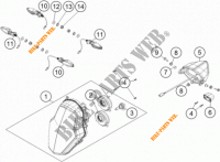 PHARE / FEU ARRIERE pour KTM 1190 ADVENTURE ABS GREY de 2013