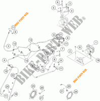 SYSTEME DE FREIN ABS pour KTM 1190 ADVENTURE ABS GREY de 2013