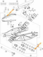 BRAS OSCILLANT  pour KTM 1050 ADVENTURE ABS de 2015