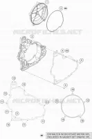 CARTER EMBRAYAGE pour KTM 1050 ADVENTURE ABS de 2015