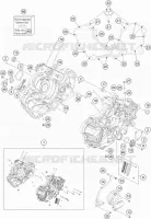 CARTER MOTEUR pour KTM 1050 ADVENTURE ABS de 2015