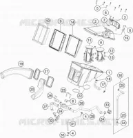 FILTRE A AIR pour KTM 1050 ADVENTURE ABS de 2015