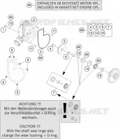 POMPE A EAU pour KTM 1050 ADVENTURE ABS de 2015